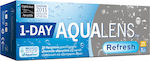 Meyers Aqualens Refresh One Day 30 Ημερήσιοι Φακοί Επαφής Σιλικόνης Υδρογέλης με UV Προστασία