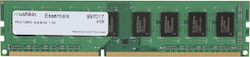 Mushkin Essentials 8GB DDR3 RAM με Ταχύτητα 1600 για Desktop