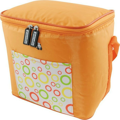 Panda Insulated Bag Handbag 8 liters L21 x W14 x H26cm. Orange