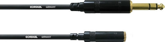 Cordial Cable 6.3mm male - 3.5mm female 3m (CFM 3 VY)