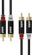 Prolink Cablu RCA De Sex Masculin - RCA De Sex Masculin 1.5m HMM101-0150
