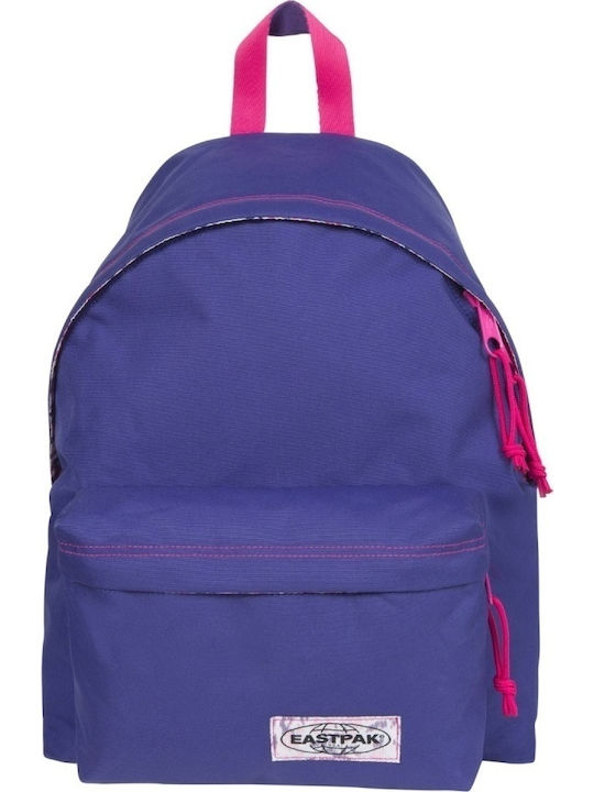 Eastpak Padded Pak'r Wild In Ученическа Чанта Обратно Junior High-High School в Лилав цвят 24лт