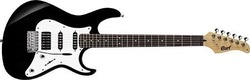 Cort G220 BK Electric Guitar Stratocaster with HSS Pickup Configuration Black