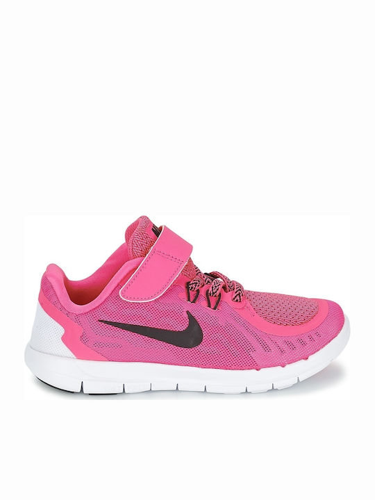 Nike Kids Sports Shoes Running Free Fuchsia