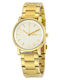 DKNY Parsons Women's Watch with Gold Metal Bracelet