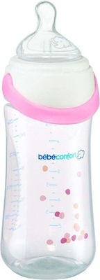 Bebe Confort Plastic Bottle Easy Clip Ροζ Μπιμπερό 270ml with Silicone Nipple for 0+, 0+ m, months 270ml 30000912