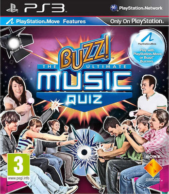 Buzz! The Ultimate Music Quiz PS3 Game