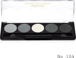 Golden Rose Professional Palette Eyeshadow 104 Grey Line