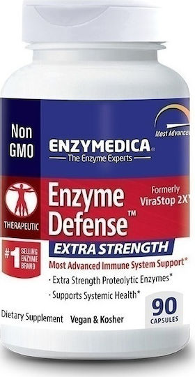 Enzymedica Enzyme Defense Extra Stenght Virastop 90 tabs 90 Mützen