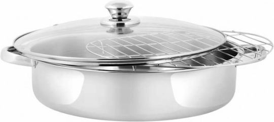 Round Dutch Oven with Rack 34x34cm
