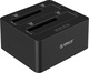 Orico Docking Station pentru 2 Hard Disk-uri SATA 2.5" / 3.5" cu conectivitate USB 3.0 (ORI-6629US3-C-BK)