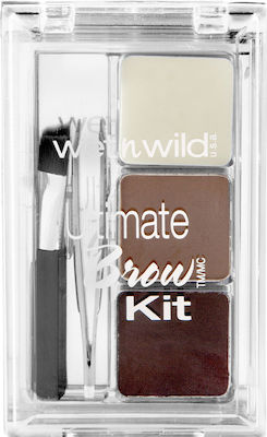 Wet n Wild Ultimate Brow Kit Set de Îngrijire pentru Sprâncene Ash Brown