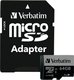 Verbatim Pro microSDXC 64GB Class 10 U3 UHS-I με αντάπτορα