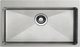 KL Sinks Ένθετος Νεροχύτης Inox Σατινέ Μ79xΠ50cm Ασημί
