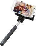 Omega Selfie Stick με Bluetooth Μαύρο