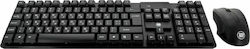 Lamtech LAM622185 Wireless Keyboard & Mouse Set with Greek Layout