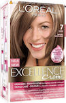 L'Oreal Paris Excellence Cream Colour Set Haarfarbe 7 Blonde 48ml