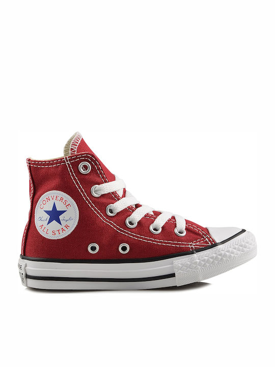 Converse Παιδικά Sneakers High Chuck Taylor για Αγόρι Κόκκινα