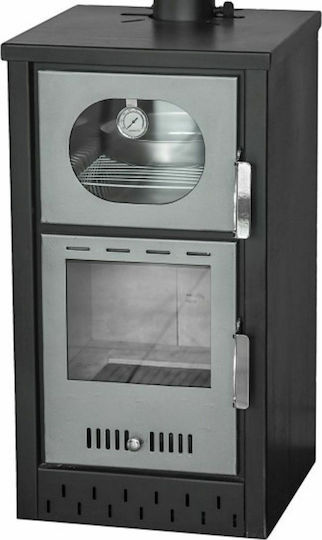 Agorastos ΣΑ-230 2018 Oțel Soba pe lemne cu Cuptor 12.5kW Negru