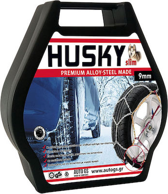 Husky Super Magic 100 Αντιολισθητικές Αλυσίδες με Πάχος 10mm για Επιβατικό Αυτοκίνητο 2τμχ