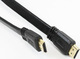 Omega HDMI 1.4 High Speed 1080p 120Hz Flat Cable HDMI male - HDMI male 3m Μαύρο