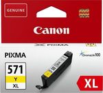 Canon CLI-571XL Inkjet Printer Cartridge Yellow (0334C001)