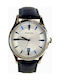 Wainer Uhr mit Blau Lederarmband WA12492-A