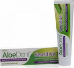 Optima Naturals AloeDent Sensitive Toothpaste Fluoride Free for Sensitive Teeth , Ulitis & Plaque 100ml