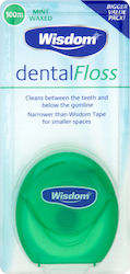 Wisdom Dental Floss Waxed with Mint Flavour 100m