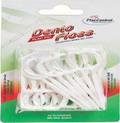 Plac Aid Dento Floss with Handle 32pcs