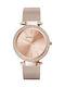 Michael Kors Darci Γυναικείο Ρολόι 39mm Μπαταρίας με Ροζ Χρυσό Μεταλλικό Μπρασελέ