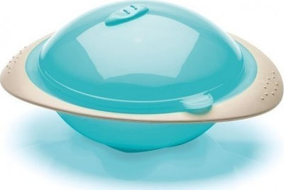 Thermobaby Baby Food Bowl Microwave Bowl με Καπάκι made of Plastic Ciel TH1650B