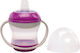 Thermobaby Educational Baby Sippy Cup Plastic with Handles Purple for 6m+ 180ml
