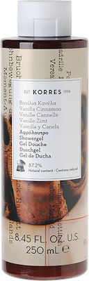 Korres Vanilla Cinnamon Αφρόλουτρο σε Gel 250ml