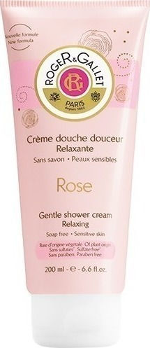 Roger & Gallet Rose Relaxing Shower Cream με Αμύγδαλο & Άρωμα Τριαντάφυλλο 200ml