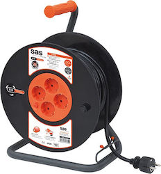 SAS Reel Fix Extension Reel Cord 3 x 1.5mm²/50m...