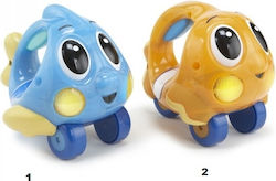 Little Tikes Push Along Ψαράκια με Ρόδες with Lights for 6++ Months (Various Designs/Assortments of Designs) 1pc