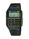 Casio Calculator Ψηφιακό Ανδρικό Ρολόι 34.4mm Μπαταρίας με Μαύρο Καουτσούκ Λουράκι