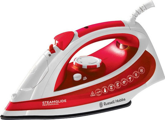 Russell Hobbs -56 Steam Iron 2600W with Ceramic Plate and Continuous Steam Supply 40g/min