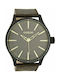 Oozoo Watch Battery with Brown Leather Strap C7423