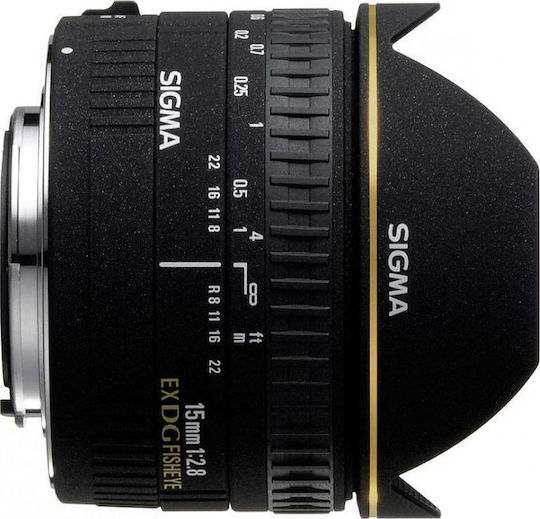 Sigma Camera Lens 15mm F2.8 EX DG Diagonal Fisheye (Sony A-Mount) Fisheye / Macro for Sony A Mount Black
