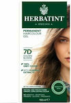 Herbatint Permanent Haircolor Gel Set Hair Dye no Ammonia 7D Blonde Gold 150ml