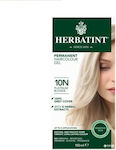 Herbatint Permanent Haircolor Gel 10N Ξανθό Πλατινέ 150ml