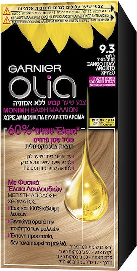 Garnier Olia Vopsea de Păr fără amoniac 9.3 Blond Auriu foarte deschis 60gr