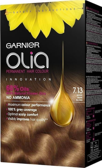 Garnier Olia Vopsea de Păr fără amoniac 7.13 Blond bej Sandre 60gr