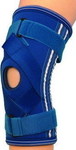 Adco 05213 Elastic Knee Brace with Hole & Pads Blue