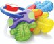 Nuby IcyBite Hard/Soft Keys Teething Rattle made of Plastic for 3 m+ 1pcs