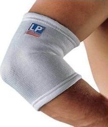 LP Support 603 Elastisch Ellenbogenbandage in Weiß Farbe LP 603