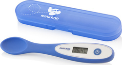 Miniland Baby Spoon Thermospoon with Temperature Indicator made of Plastic in Case Blue