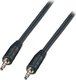 DeTech 3.5mm Jack Cable - 3.5mm Male to 3.5mm Male Black Length 10m